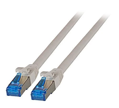 EFB Patchcord RJ45 S / FTP, Cat.6A, Cat7 TPE superflex, 5m, pilka