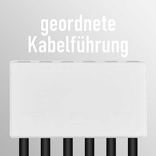 Efb Elektronik EFB EFB Keystone Anschlussbox 6Port Aufputz reinweiss be Modul