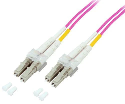 Efb Elektronik EFB šviesolaidinis jungiamasis kabelis LC-LC 50/125 OM4 LSZH dvipusis daugiamodis 10 m, 2 mm skersmuo