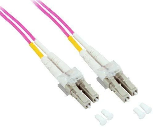 Efb Elektronik EFB šviesolaidinis jungiamasis kabelis LC-LC 50/125 OM4 LSZH dvipusis daugiamodis 10 m, 2 mm skersmuo