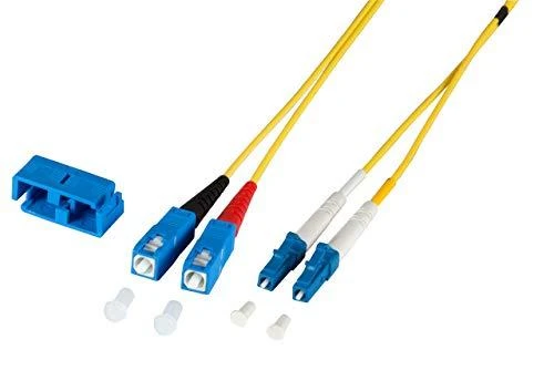 Triton EFB Elektronik O0360.2 optinis kabelis 2m LC SC OS2 Geltona