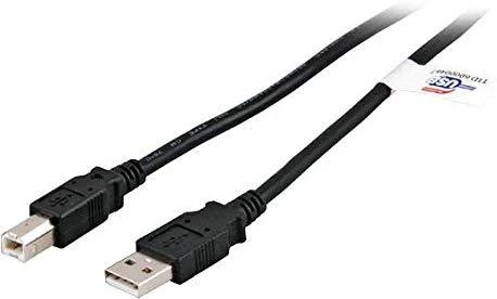 Efb Elektronik USB kabelis EFB USB-A - USB-B 1 m Juodas (K5256SW.1)