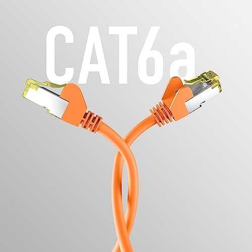 EFB EFB CAT6a Oranžinis 30m Patchkabel S/FTP PIMF