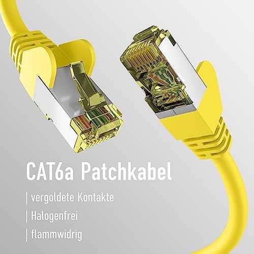 Efb Elektronik EFB EFB CAT6a GELB 10m Patchkabel S/FTP PIMF