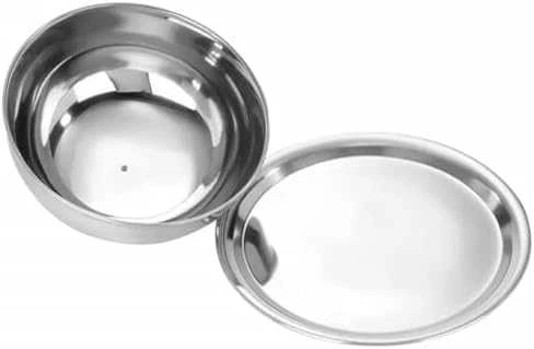 Excellent Housewares Serviravimo padėklas su dangčiu plieninė 26 cm