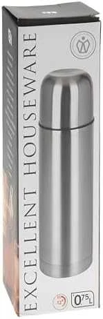 Excellent Houseware Kelioninis termosas 750 ml sidabrinis