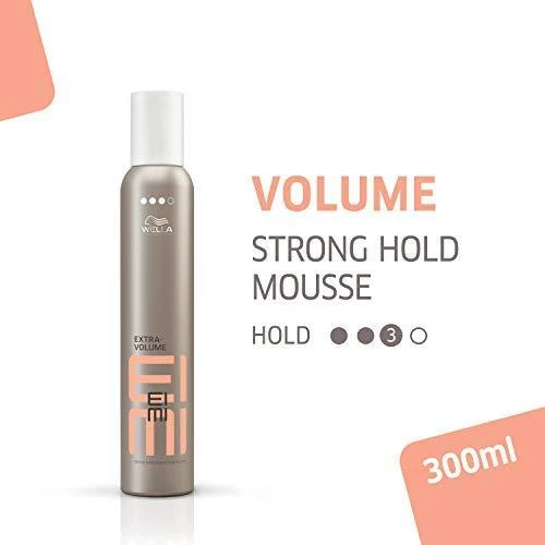 Stiprios fiksacijos plaukų putos Wella Eimi Extra Volume (3) 300 ml