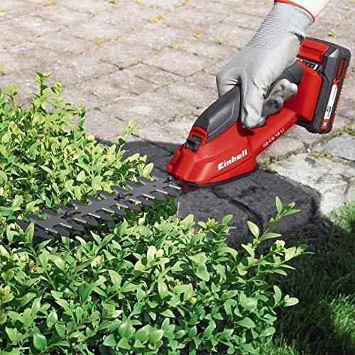 Einhell žolės ir krūmų žirklės GE-CG 18 Li - 10 cm - 20 cm - 18 V, be akumuliatoriaus ir kroviklio