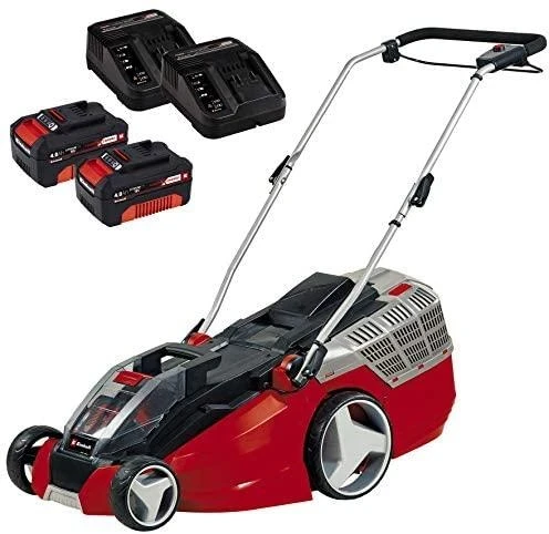 Akumuliatorinė žoliapjovė Einhell GE-CM 43 Li M Kit (2 x 4,0 Ah) AKU