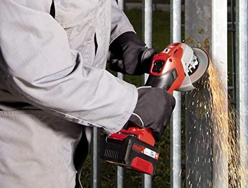 Einhell kampinis šlifuoklis TE-AG 18/115 Li be akumuliatoriaus ir kroviklio