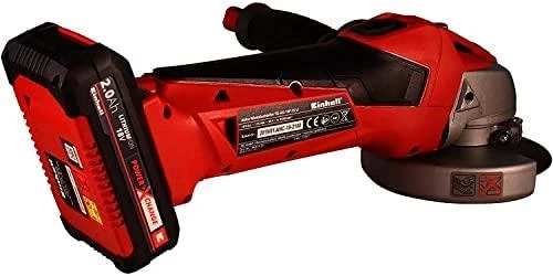 Einhell kampinis šlifuoklis TE-AG 18/115 Li be akumuliatoriaus ir kroviklio