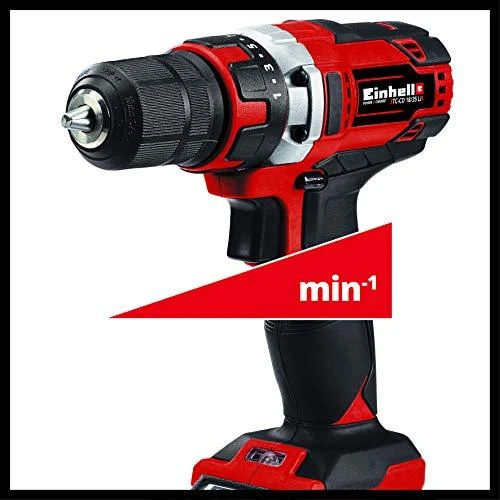 Einhell TC-CD 18/35 Li suktuvas su apsukų reguliavimo nurodymu