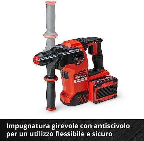 Einhellakc Akumuliatorinis perforatorius EINHELL HEROCCO 36/28, 2 x 18 V, 3,2 J, SDS-plus, be akumuliatoriaus