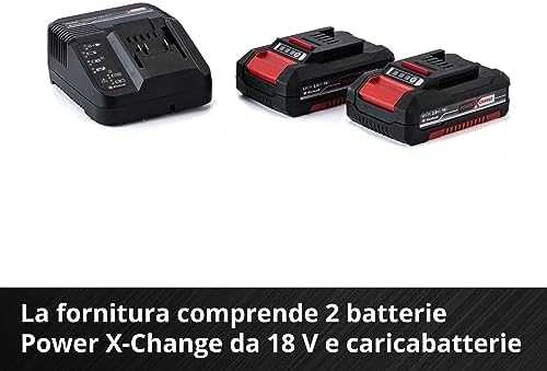 Einhell smūginis suktuvas gręžtuvas TE-CD 18/40 Li-i + 64 priedai (2×2,0Ah) 4513992