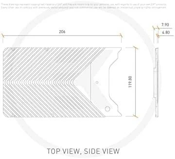 Ek Water Blocks Ek Vanduo Blocks EK Vanduo Blocks EK-Quantum Vector FE RTX 3090 Ti Backplate – juodas