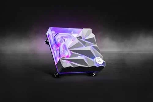 Ek Water Blocks EK vandens blokai EK Vanduo blokai EK-Quantum Velocity² Edge D-RGB® 1700 Sidabrinis Special Edition