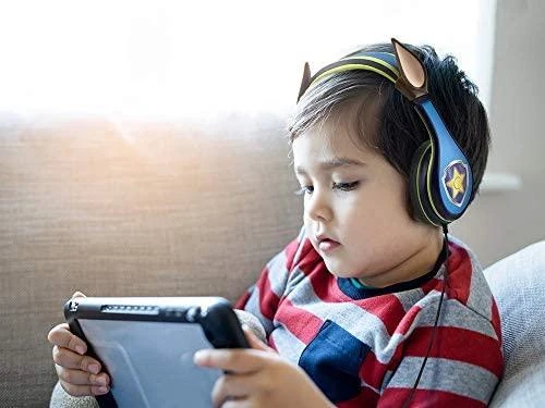 Upcoming Minds „eKids“ – „Disney Paw Patrol Chase“ vaikiškos ausinės su garsumo reguliatoriumi, apsaugančiu klausą