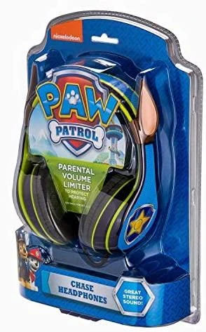 Upcoming Minds „eKids“ – „Disney Paw Patrol Chase“ vaikiškos ausinės su garsumo reguliatoriumi, apsaugančiu klausą