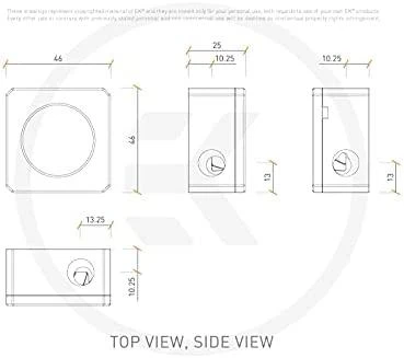 Ek Water Blocks Ek Vanduo Blocks EK Vanduo Blocks EK-Quantum srauto matuoklis D-RGB · nikelis