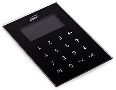 Klaviatūra ELDES EKB2 juoda, LCD, sensorinė, 1 IN zona, ESIM364/384/484 centralėms