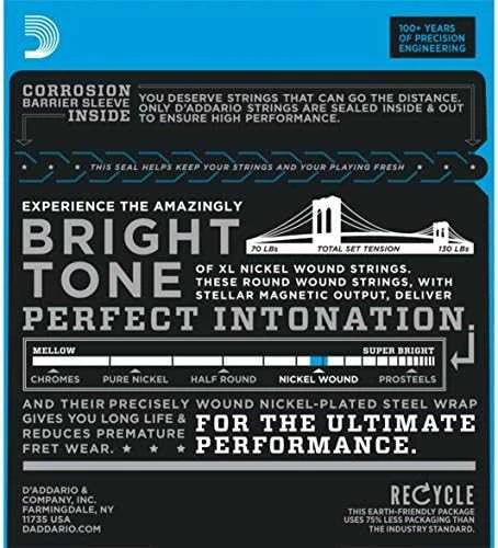 Stygos elektrinei gitarai D'Addario EXL120 .009