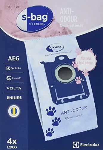 ELECTROLUX E 203S s-bag Anti-Odour dulkių siurblių maišeliai