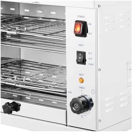 Skrudintuvas Royal Catering Keptuvas toster salamander do zapiekanek 3200 W