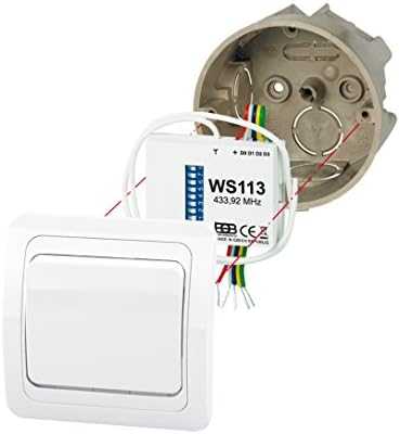 ELEKTROBOCK belaidis durų skambutis-230V AC su savarankiško mokymosi kodu BZ8-113