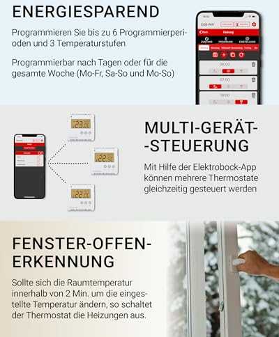 ELEKTROBOCK programuojamas Wi-Fi termostatas PT14-P WiFi