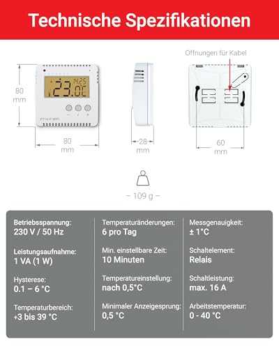 ELEKTROBOCK programuojamas Wi-Fi termostatas PT14-P WiFi