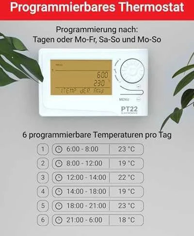 ELEKTROBOCK kambario termostatas PT22