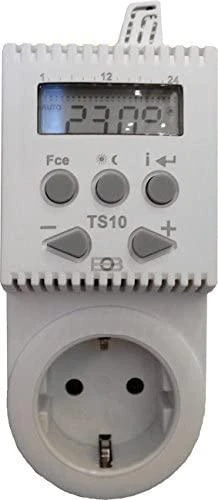 Nepriskirta Elektrobock Kištukinis programuojamas patalpos termostatas (termoreguliatorius) TS10, 16A