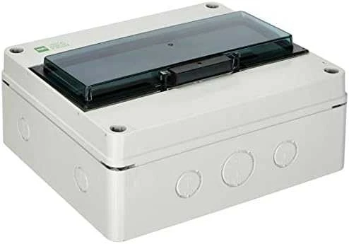 Elektro Plast Nasielsk Elektro-Plast komutatoriai Hermetica Rn 1x12+1 Pe+n Smoke Ip65 2207-01