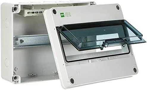 Elektro Plast Nasielsk Elektro-Plast komutatoriai Hermetica Rn 1x12+1 Pe+n Smoke Ip65 2207-01