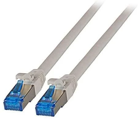 EFB Patchcord S / FTP, kat. 6A, kat. 7 RohCable TPE superflex, 1,5 m, pilka (K5525FGR.1.5)