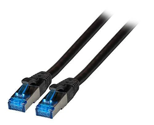 Efb Elektronik EFB Patchcord RJ45 S / FTP, kat. 6A, kat. 7 RohCable TPE superflex, 5 m, juodas (K5525FSW.5)