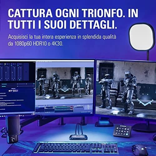 Elgato | Išorinė fiksavimo kortelė | HD60 X | N/A | N/A GB | N/A | HDMI