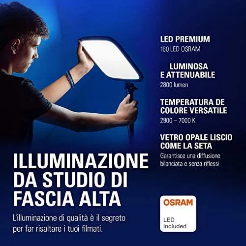 Elgato Key Light 2800 Lumens šviestuvas transliuotojui