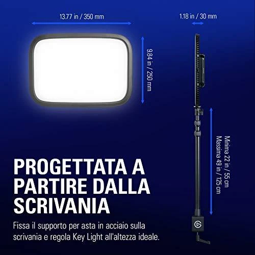 Elgato Key Light 2800 Lumens šviestuvas transliuotojui