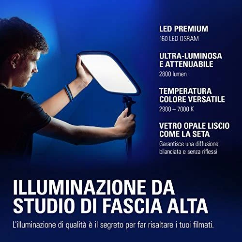 Elgato Key Light 2800 Lumens šviestuvas transliuotojui