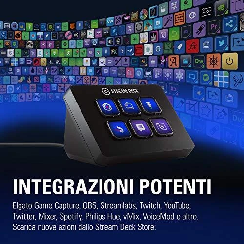 Klaviatūra „Corsair ELGATO“ „Stream Deck Mini“