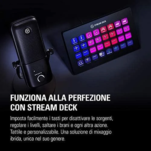 Kondensatorinis transliavimo mikrofonas Elgato Wave:3