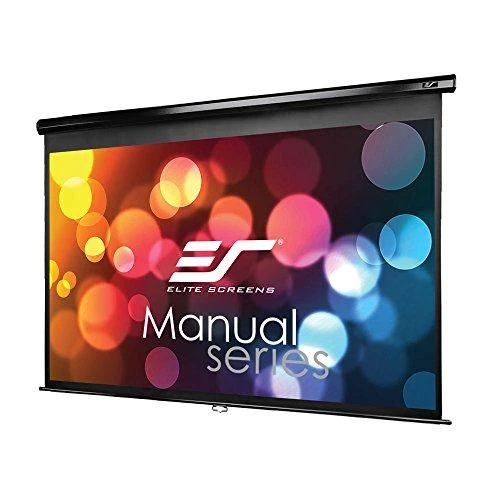 Elite Screens | Manual Series | M100UWH | Įstrižainė 100" | 16:9 | Matomo vaizdo plotis (W) 221 cm | Juodas