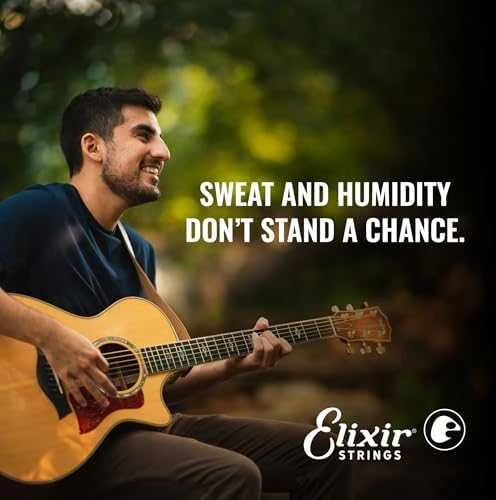 Elixir Strings Eliksyras Strings Eliksyras 11100 Medium (13-56) PW - akustinės gitaros stygos