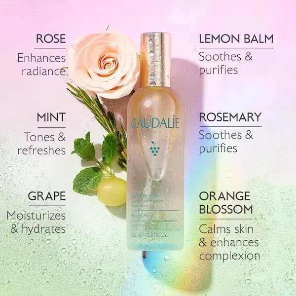 Caudalie Beauty Eliksyras gaivinanti veido dulksna, 30 ml