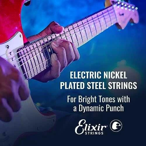 Elixir Strings Eliksyras Stygos el. gitarai Eliksyras 12102 Nanoweb 11-49