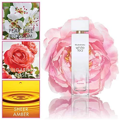 Kvepalai moterims Elizabeth Arden White Tea Wild Rose EDT, 100 ml