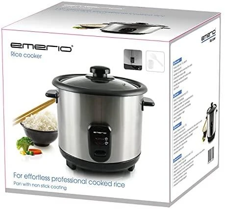 Emerio ryžių viryklė 1,5 l, 500 W, nerūdijančio plieno korpusas, automatinis išjungimas, RCE-110118.5
