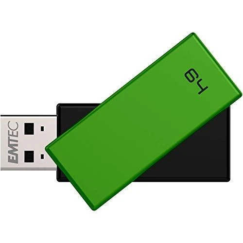 Emtec USB2.0 C350 64GB Brick Žalias