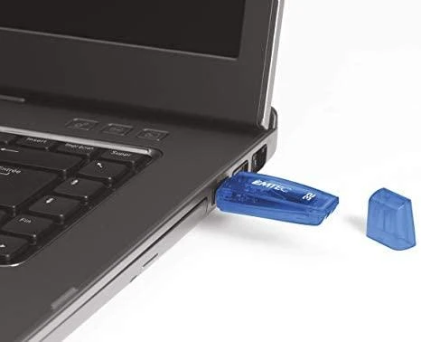 Mėlyna Emtec USB2.0 C410 32GB Mėlyna